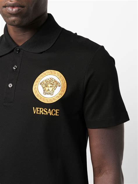 cheap versace polo shirts|versace long sleeve polo.